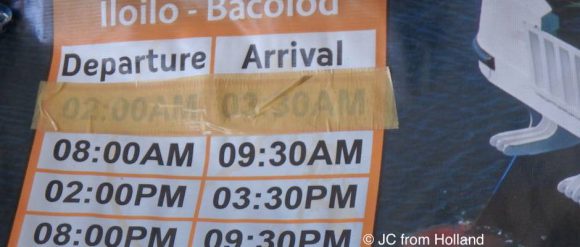 Time schedule ferry to bacolod