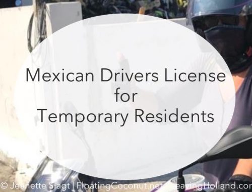 drivers license, Mexico temporary resident, Quintana Roo