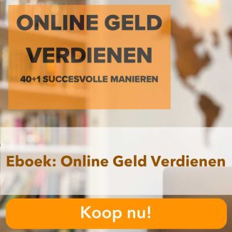 oranje voorkant e-boek online geld verdienen met koop nu knop